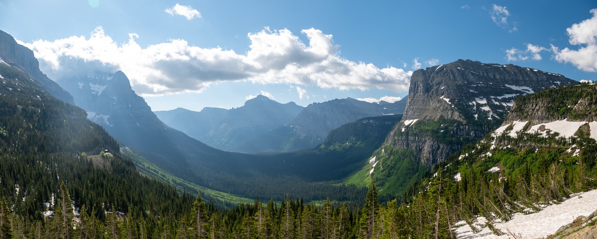 a mountain with snow