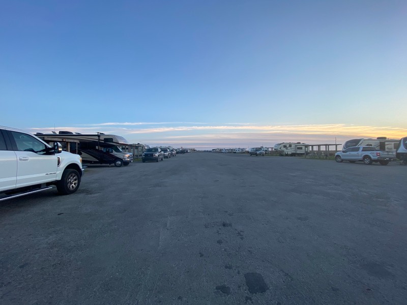 a parking lot with cars