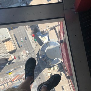 a person's feet on a window ledge