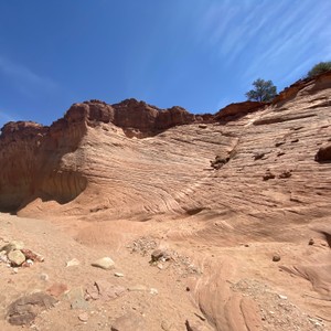 a rocky desert landscape