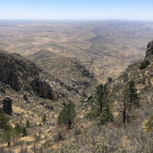 a landscape with hills and trees