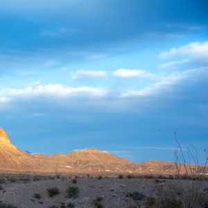 a desert landscape with hills