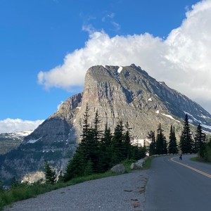 a road leading to a mountain