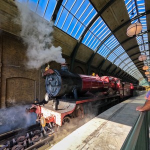 a train in a tunnel